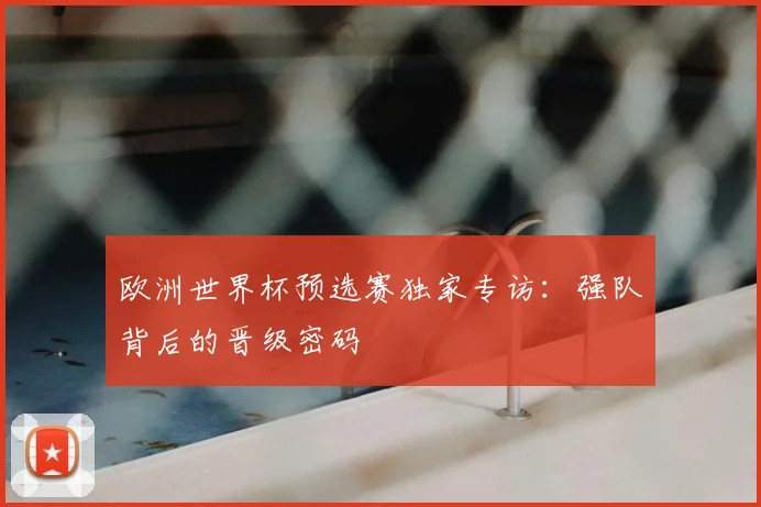 欧洲世界杯预选赛独家专访：强队背后的晋级密码